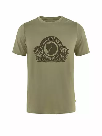 FJÄLLRÄVEN | T-shirt de sport homme Abisko Wool Classic | olive